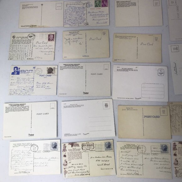 Lot 26 Vintage Postcards: Southern States- New Orleans, LA, CA, TX, HI, etc. - Picture 7 of 9